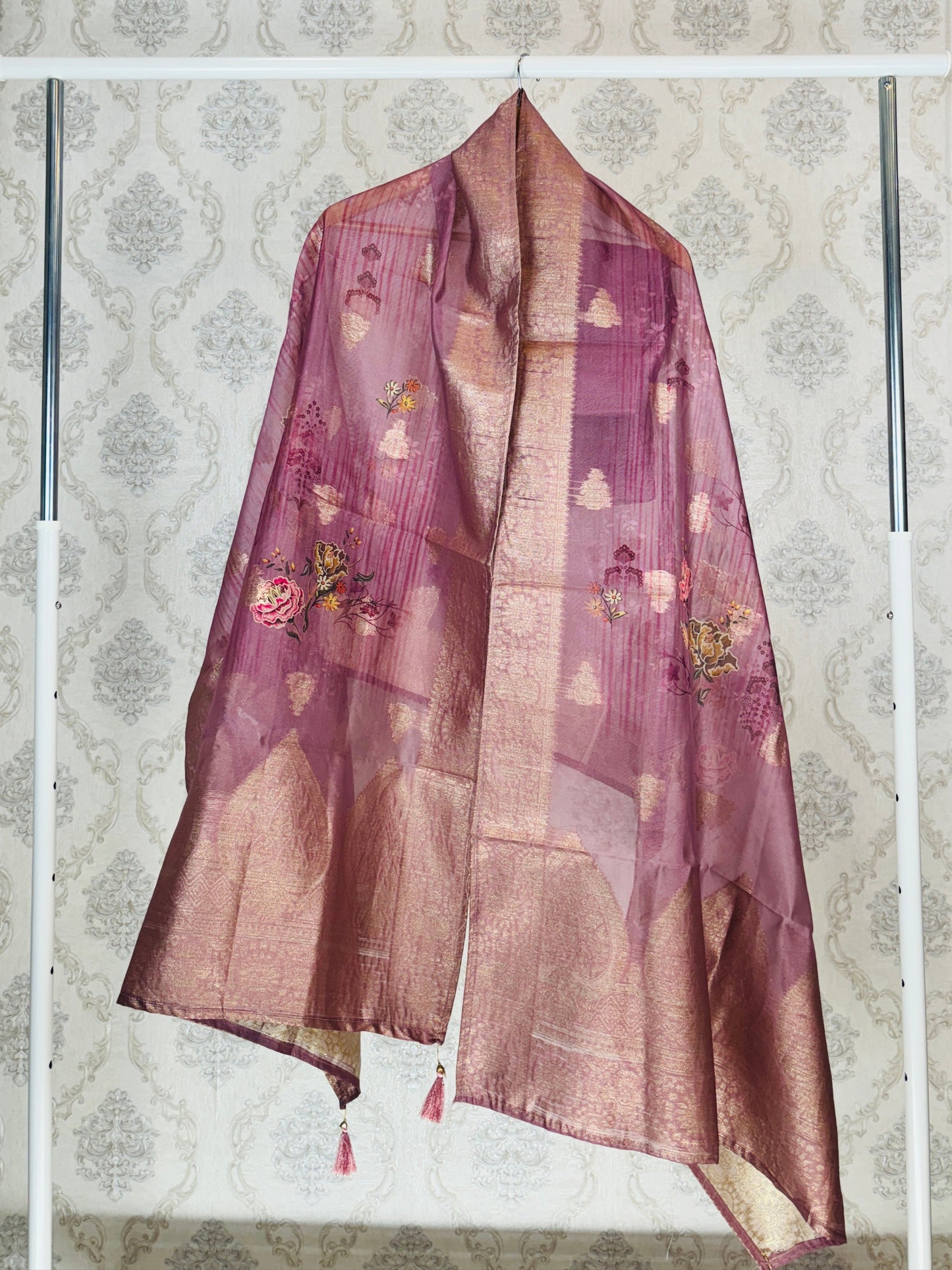 Purple shimmer suit set
