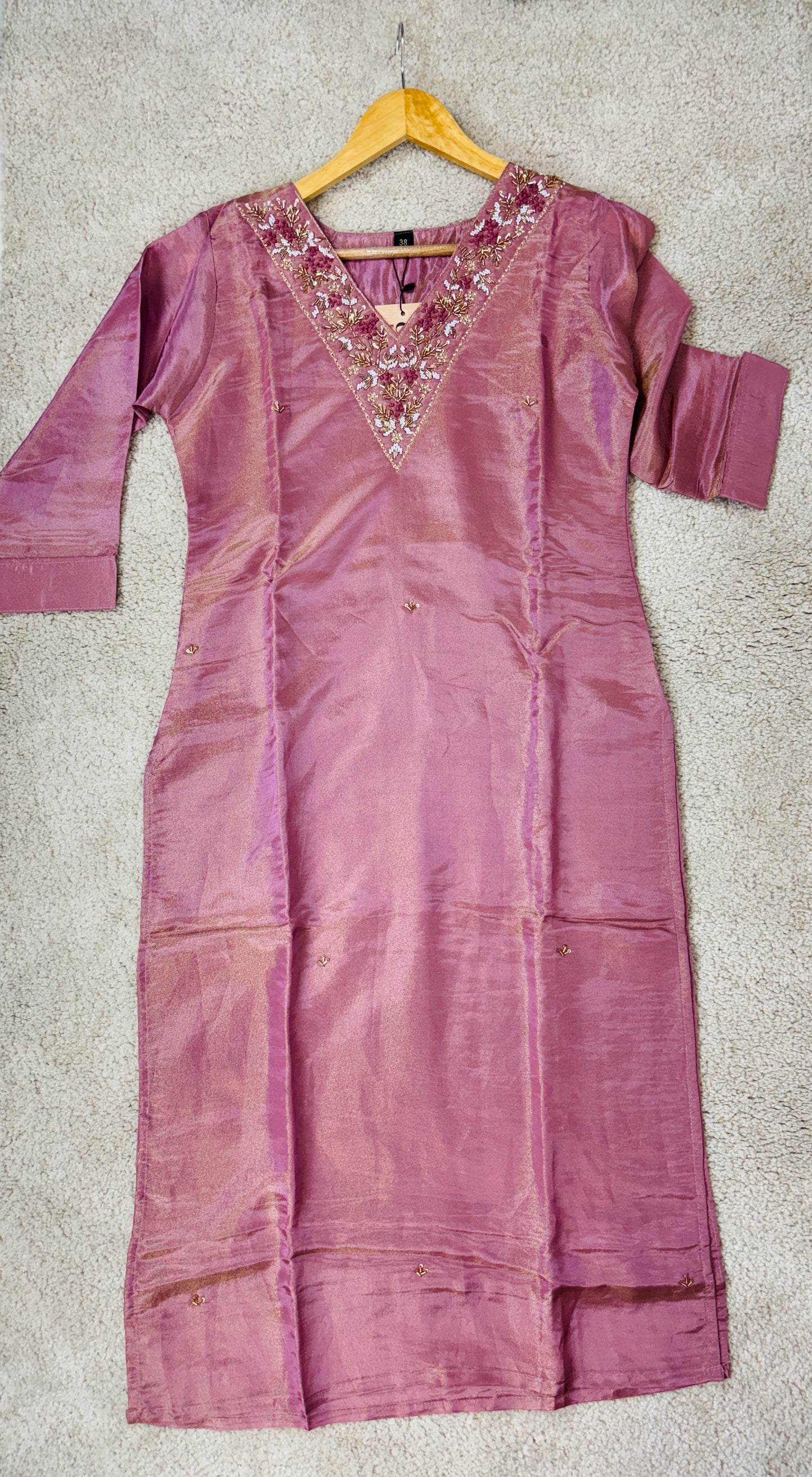 Purple shimmer suit set