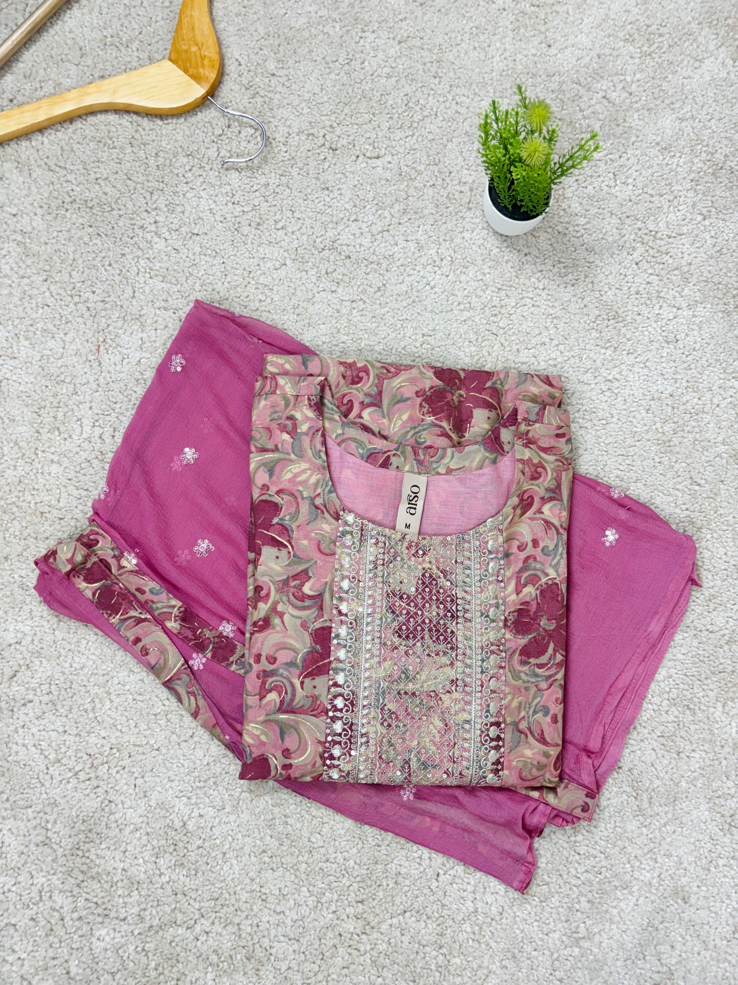 Pale Pink Suit Set